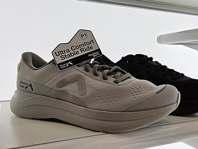 Mount to Coast shoe hang tag design and retail packaging print