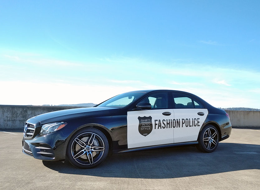 Vinyl Wrapped Mercedes