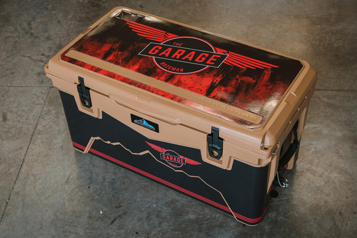 Branded Yeti Cooler